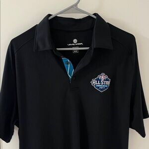 2017 NBA Charlotte All Star Game Black Polo - Mens Medium